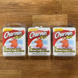 Charmin To Go Toilet Seat Covers Travel Pack (3 Packs) Purse Car Backpack etc...